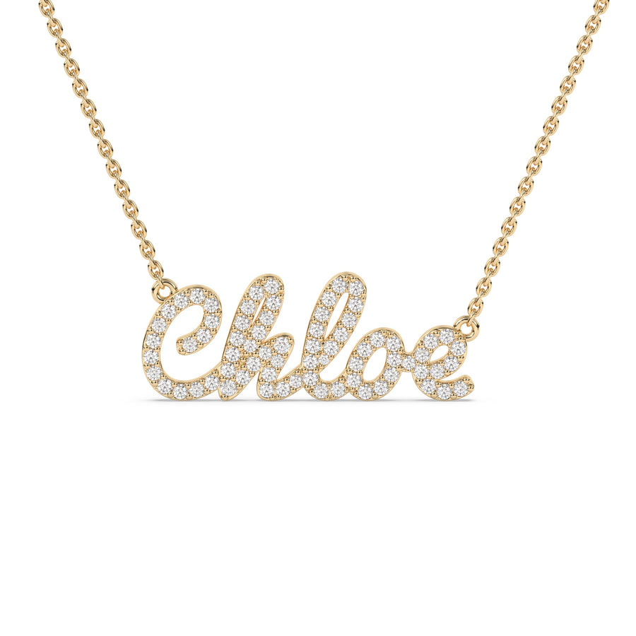 Best diamond 2024 name necklace