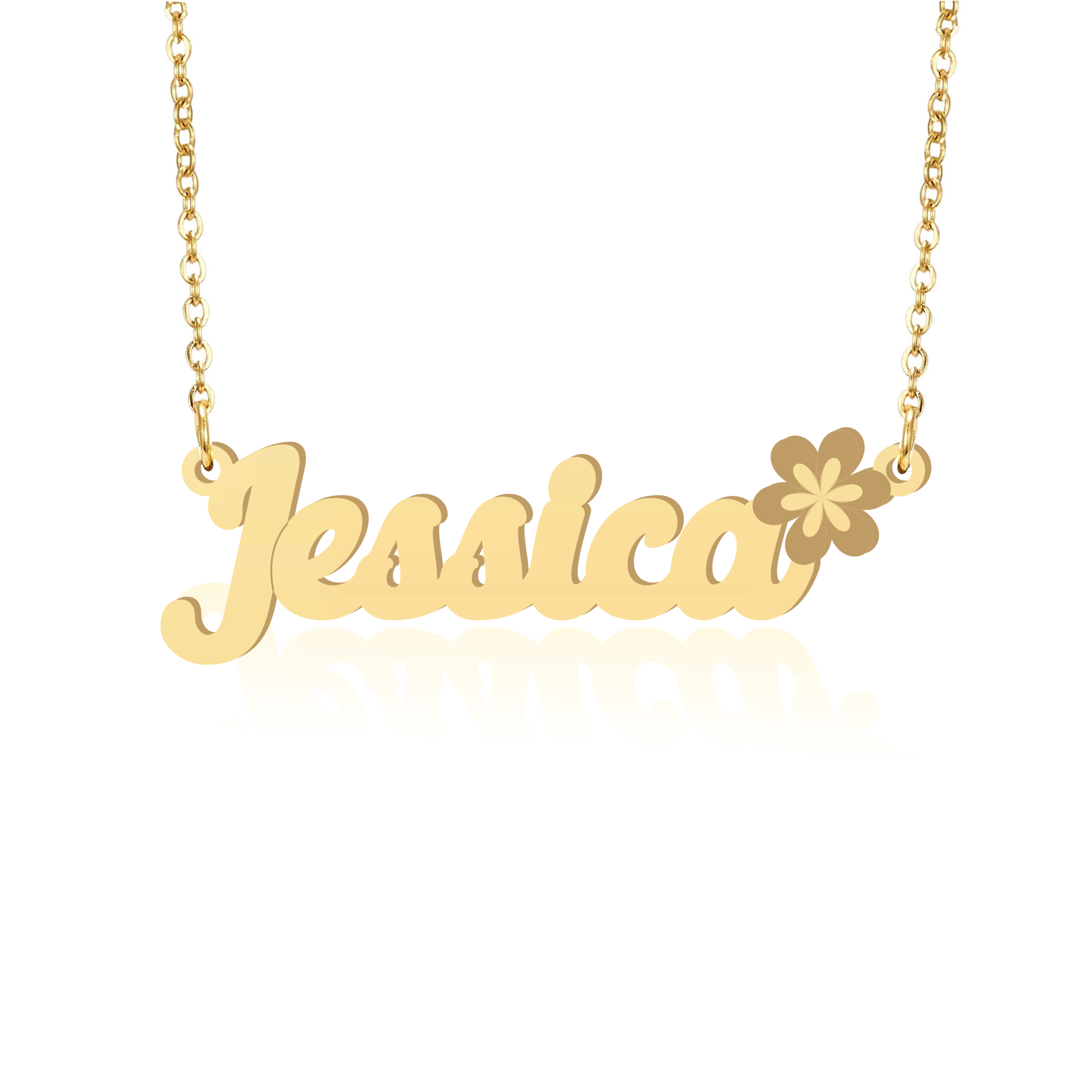 Name hot sale necklace jessica