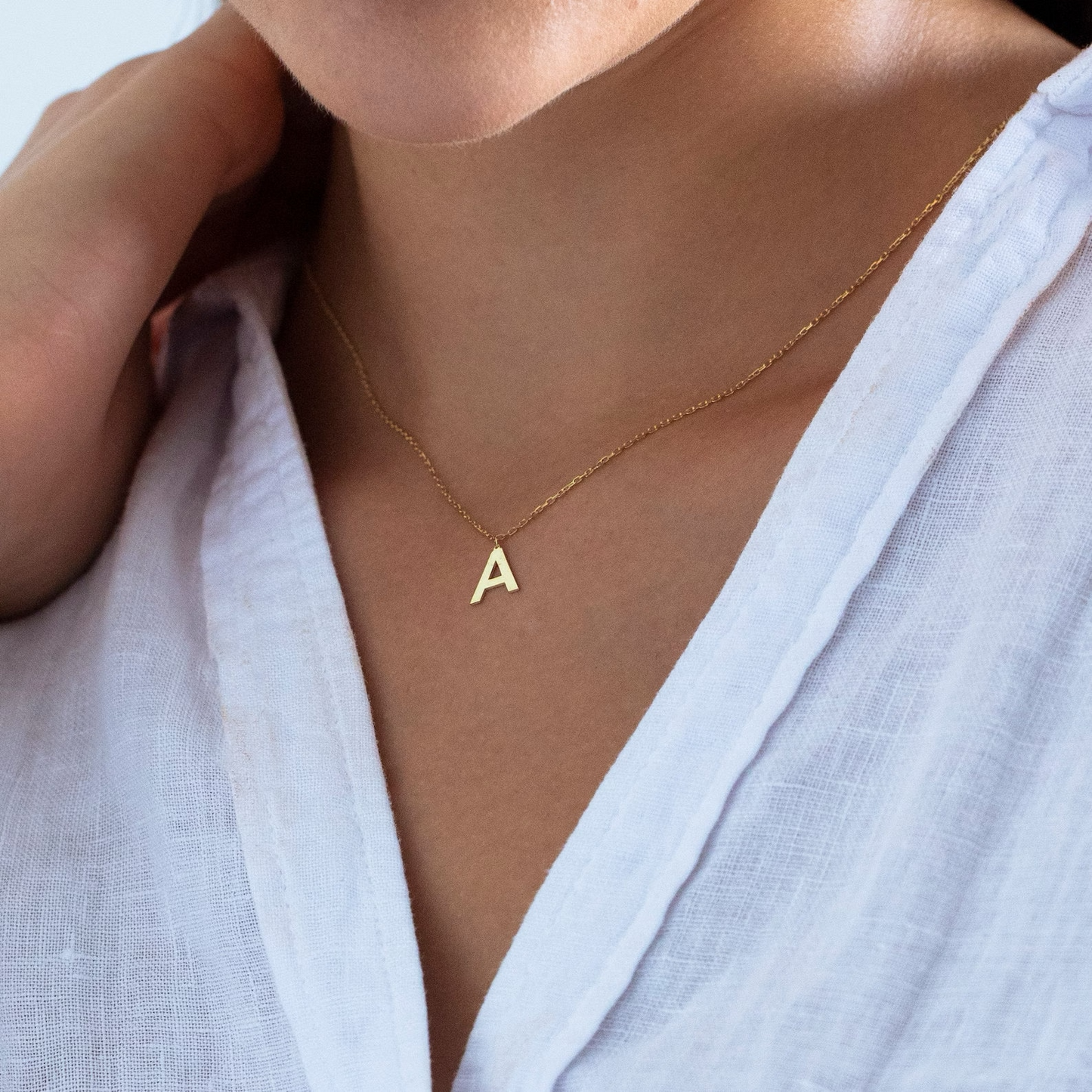 Single Initial Necklace - Prime & Pure