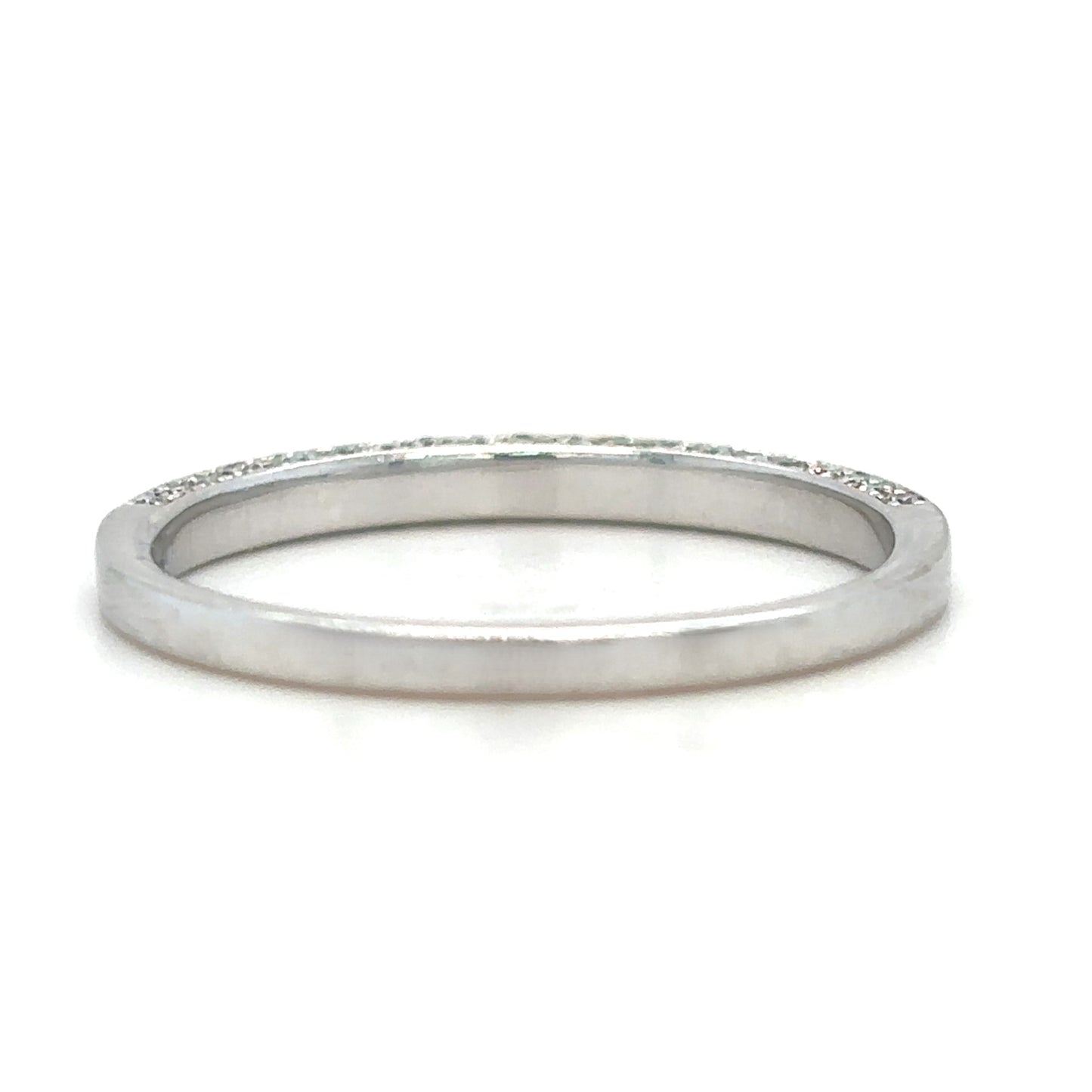 Monique - Micro pave 3 Sides Wedding Ring