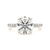 Sasha – Round Solitaire with Hidden Halo and Pavé