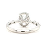 Aurora – Oval Solitaire with Hidden Halo and Marquise Side Stones