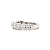 Frankie - Oval Basket Set Half Eternity Ring