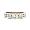 Skylar - Round Diamond Channel Set with pave sides