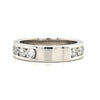 Skylar - Round Diamond Channel Set with pave sides