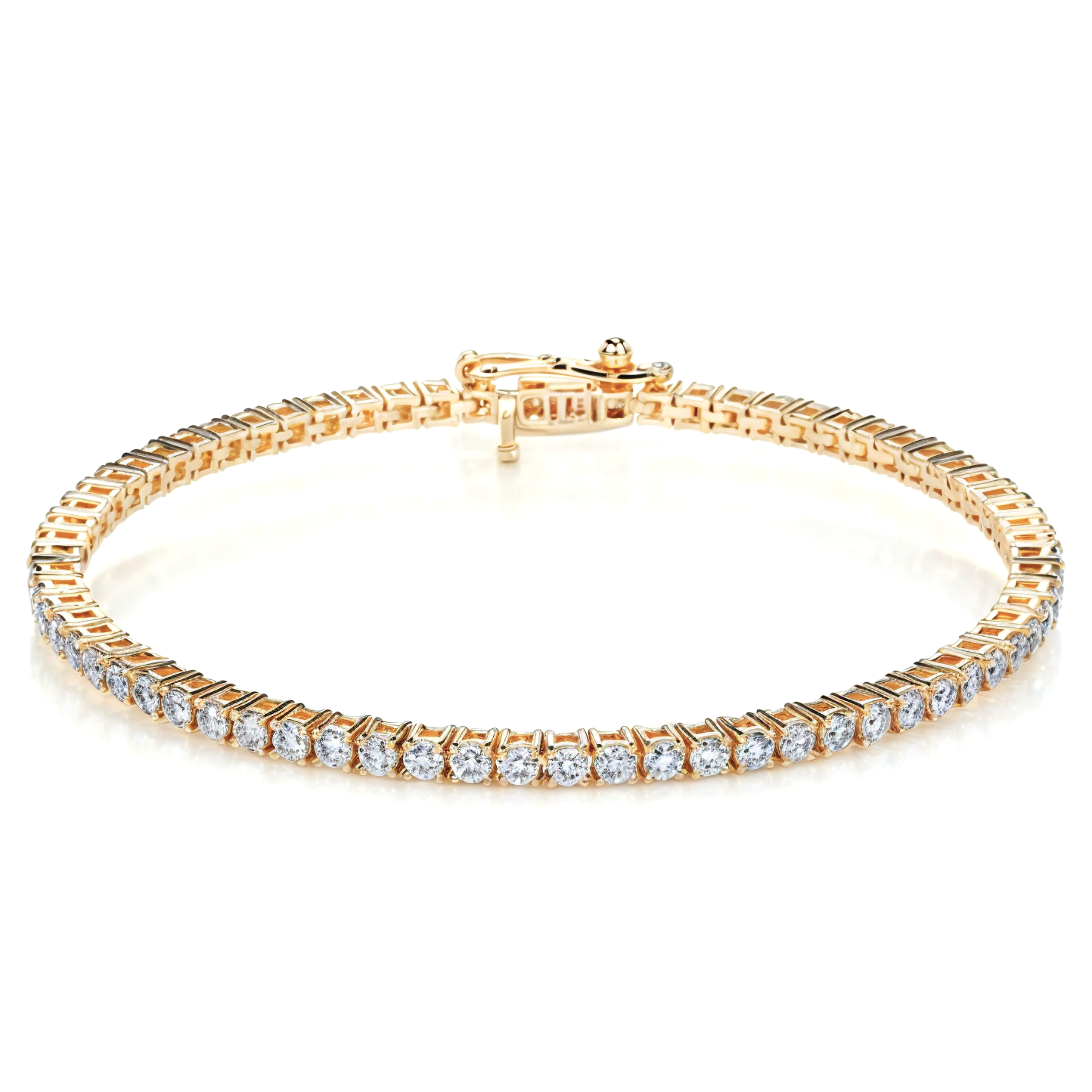 Diamond Tennis Bracelet (Round 4 Prong) 1ct to 10ct