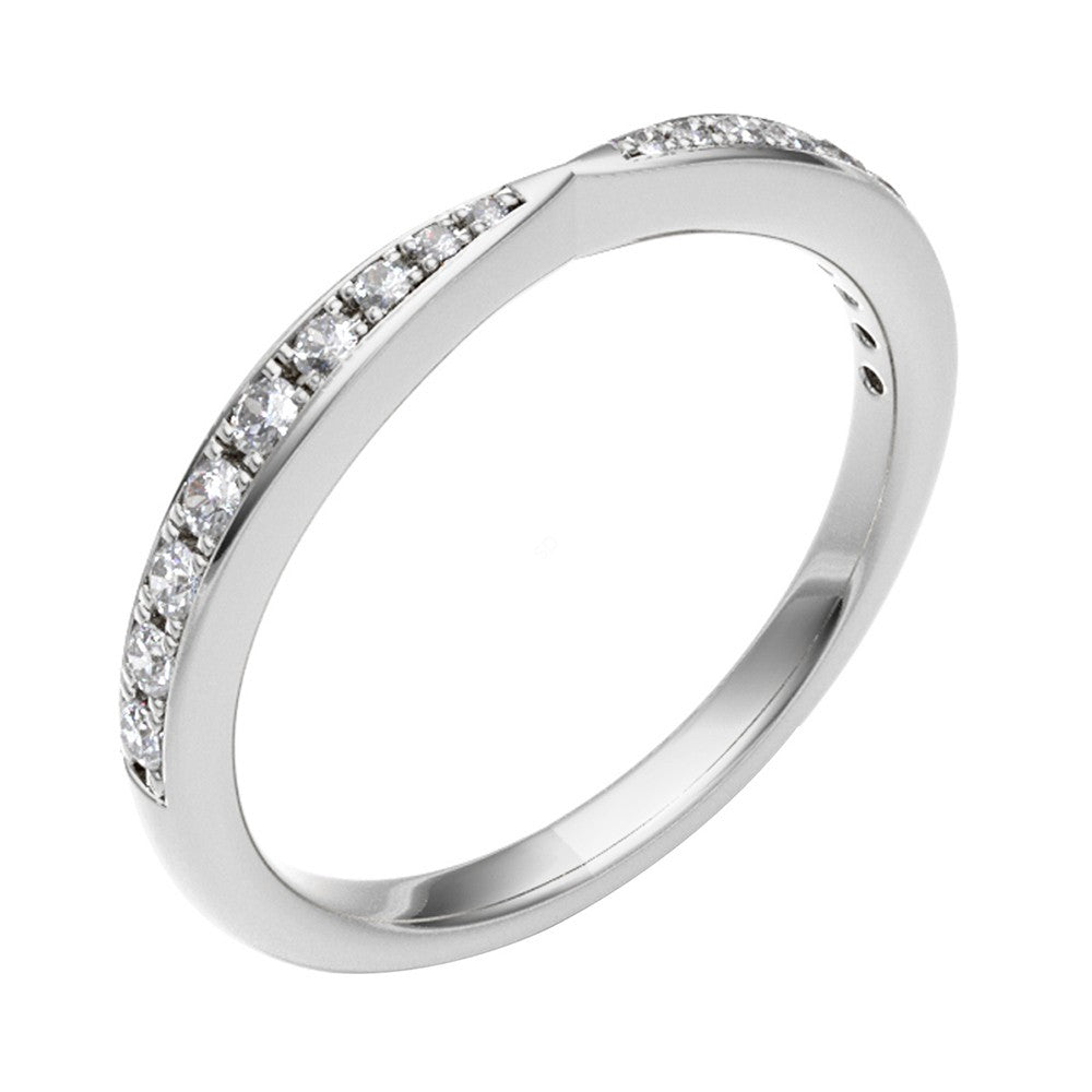 Shaped eternity online ring