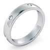 Flush Round cut Diamond set Wedding Band - Prime & Pure