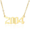 Prime & Pure 9K Yellow Gold Birthyear Necklace 2004 - Prime & Pure