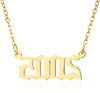 Prime & Pure 9K Yellow Gold Birthyear Necklace 2005 - Prime & Pure