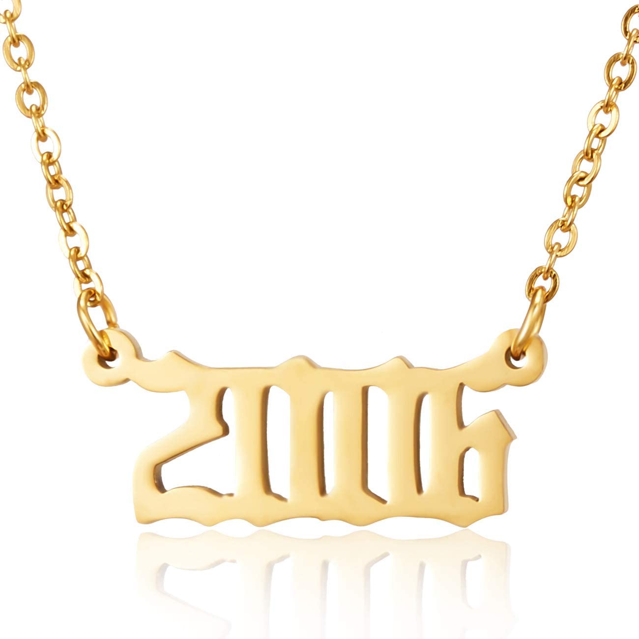 Prime & Pure 9K Yellow Gold Birthyear Necklace 2006 - Prime & Pure