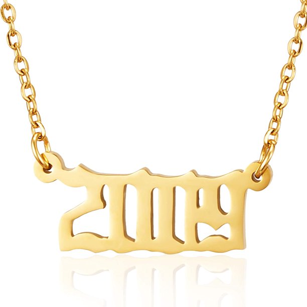 Prime & Pure 9K Yellow Gold Birthyear Necklace 2009 - Prime & Pure