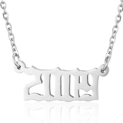 Prime & Pure Sterling Silver Birthyear Necklace 2009 - Prime & Pure