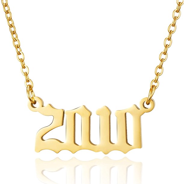 Prime & Pure 9K Yellow Gold Birthyear Necklace 2010 - Prime & Pure