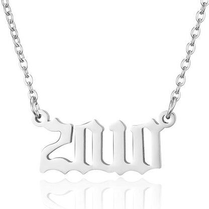 Prime & Pure 9K White Gold Birthyear Necklace 2010 - Prime & Pure