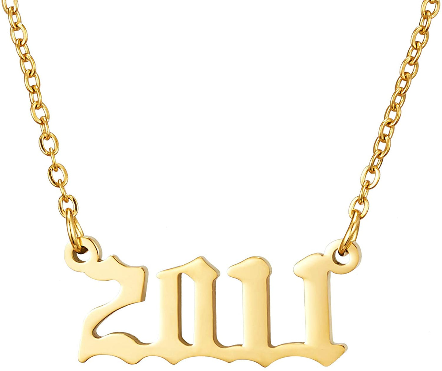 Prime & Pure 9K Yellow Gold Birthyear Necklace 2011 - Prime & Pure