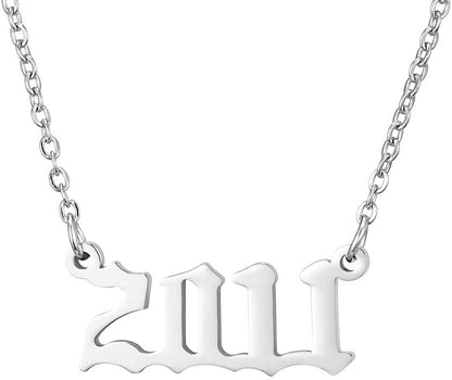 Prime & Pure 9K White Gold Birthyear Necklace 2011 - Prime & Pure