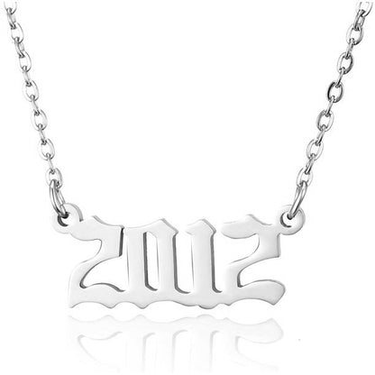 Prime & Pure 9K White Gold Birthyear Necklace 2012 - Prime & Pure