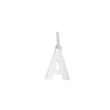 Prime & Pure Sterling Silver Initial Pendant Letter A - Prime & Pure