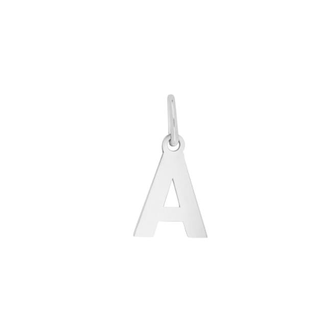 Prime & Pure Sterling Silver Initial Pendant Letter A - Prime & Pure