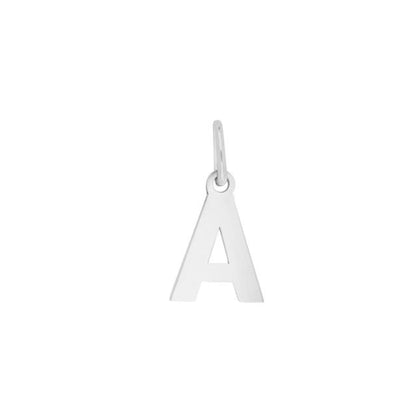 Prime & Pure Sterling Silver Initial Pendant Letter A - Prime & Pure