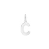 Prime & Pure Sterling Silver Initial Pendant Letter C - Prime & Pure