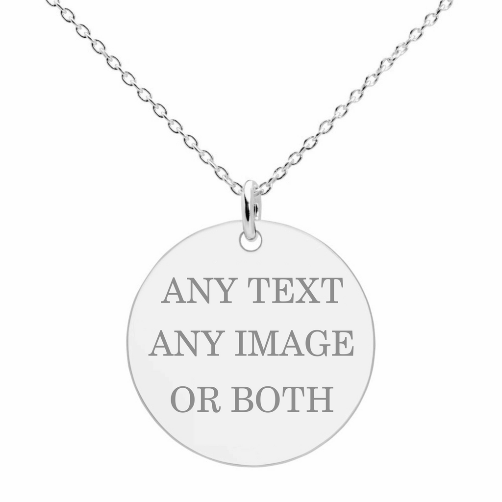 Photo Sketch Engraved Necklace - Prime & Pure