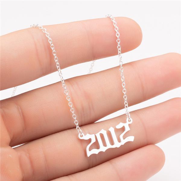 Prime & Pure 9K White Gold Birthyear Necklace 2012 - Prime & Pure