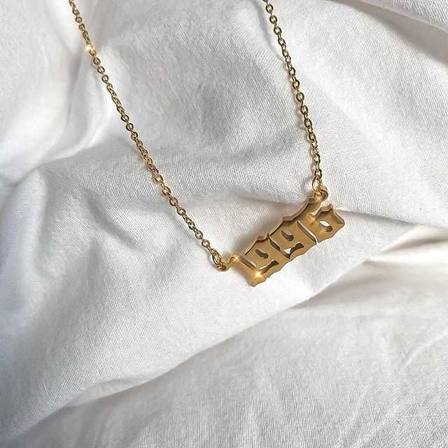 Birth year Necklace - Prime & Pure