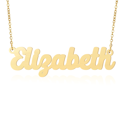 Elizabeth name deals necklace