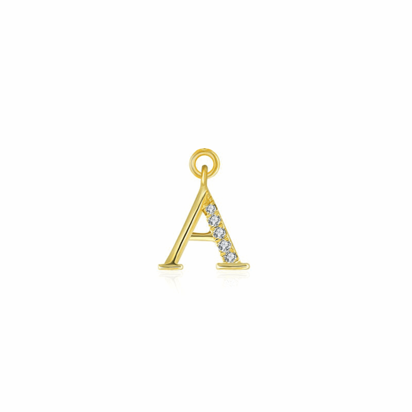 Iced Letter " A " Pendant - Prime & Pure