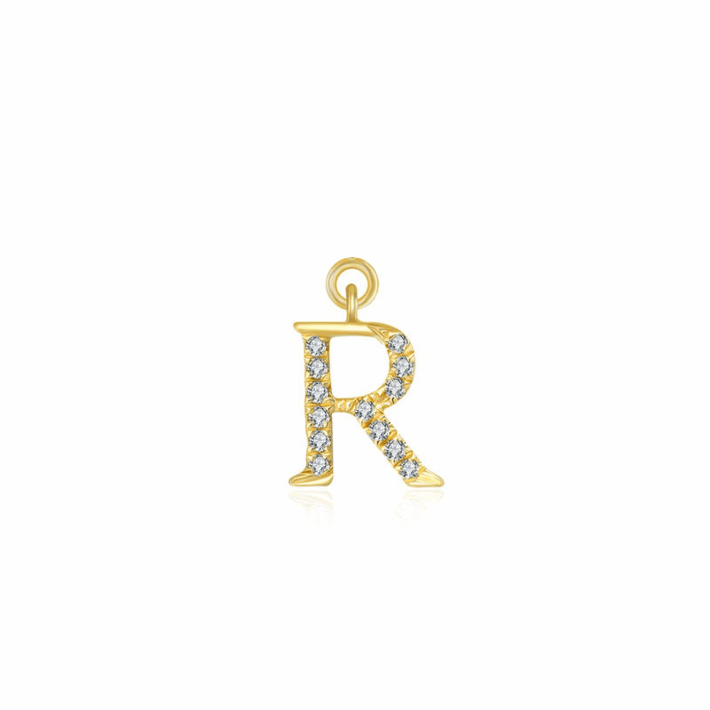 Iced Letter " R " Pendant - Prime & Pure