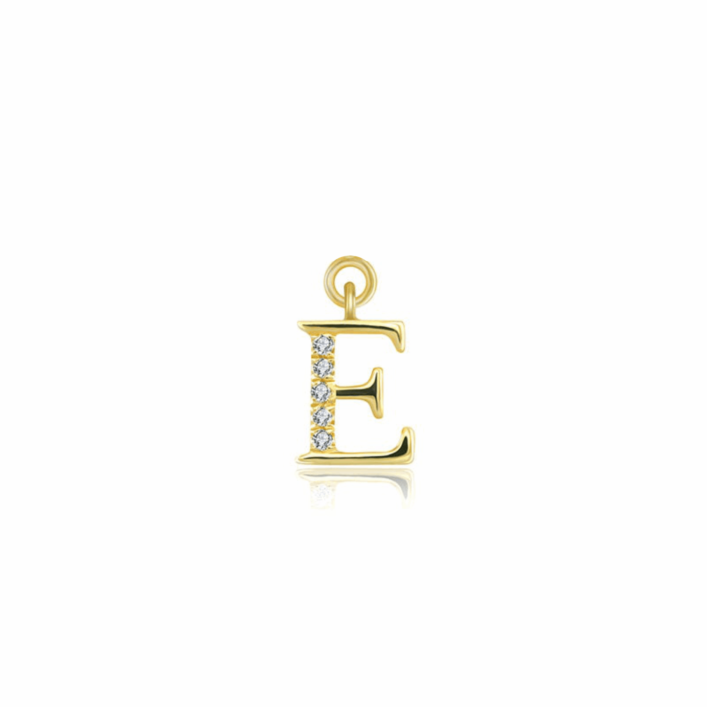 Iced Letter " E " Pendant - Prime & Pure