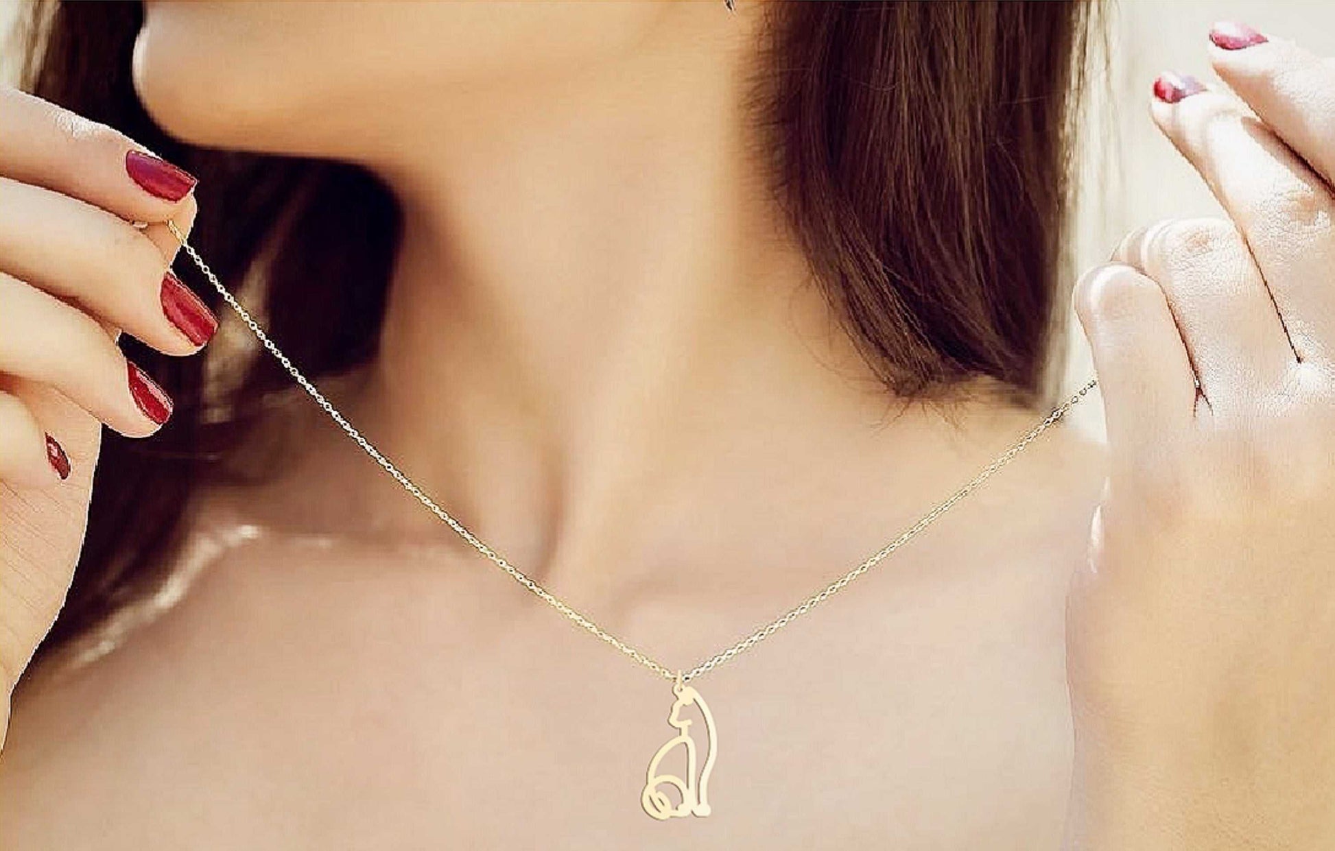 Cat Line Necklace - Prime & Pure