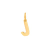 Prime & Pure 9K Yellow Gold Initial Pendant Letter J - Prime & Pure