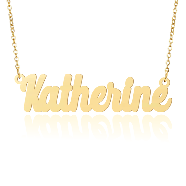 Katherine store name necklace