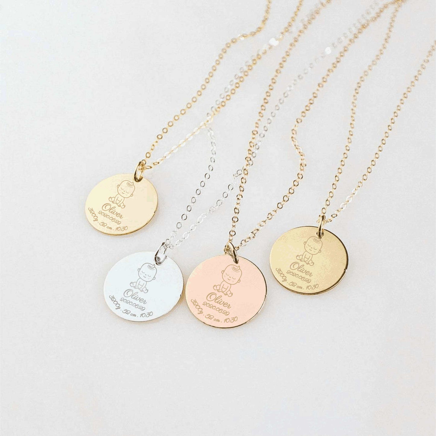 Baby Boy ID Necklace - Prime & Pure