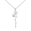 Birth Flower Name Necklace - Prime & Pure