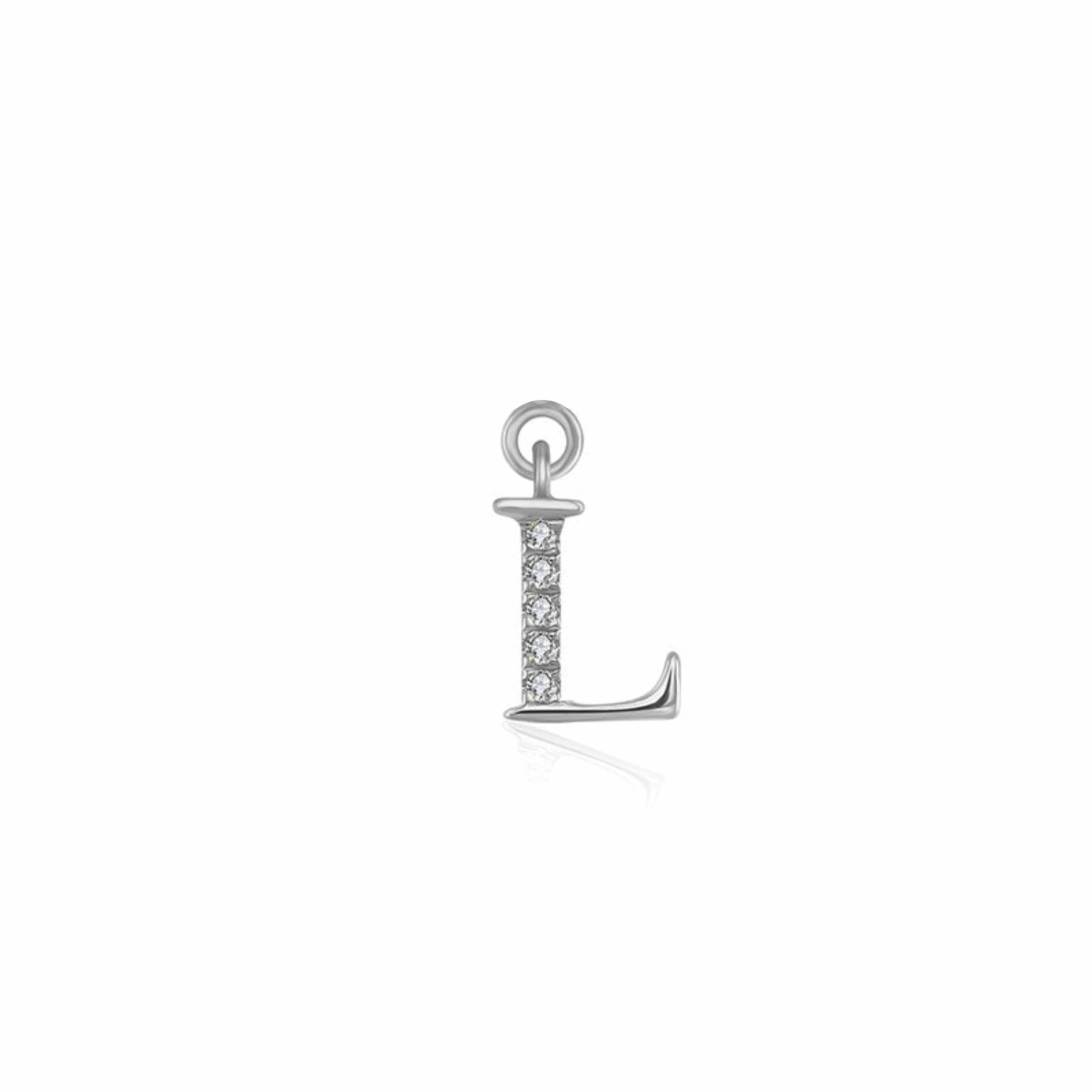 Iced Letter " L " Pendant - Prime & Pure