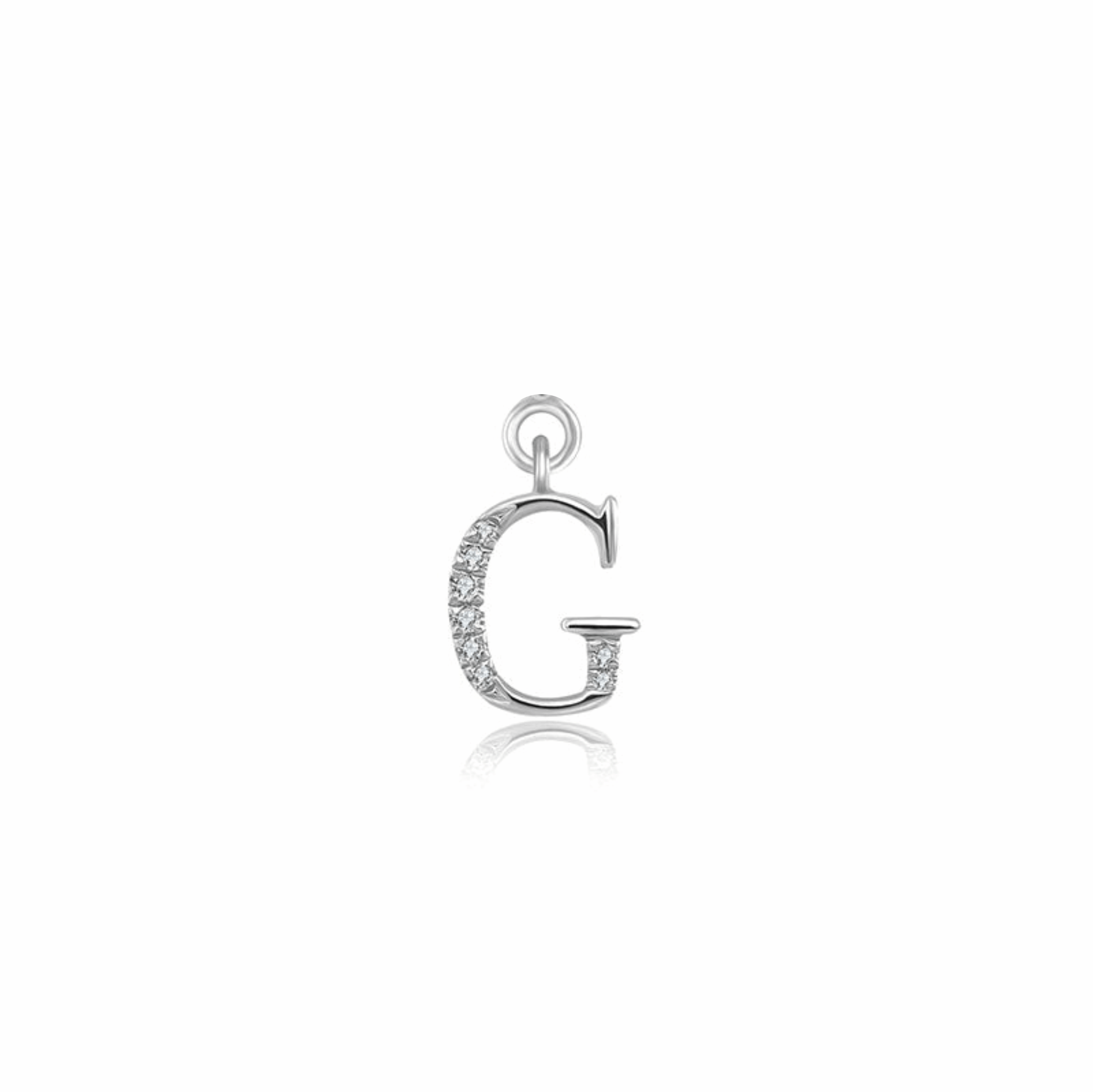 Iced Letter " G " Pendant - Prime & Pure