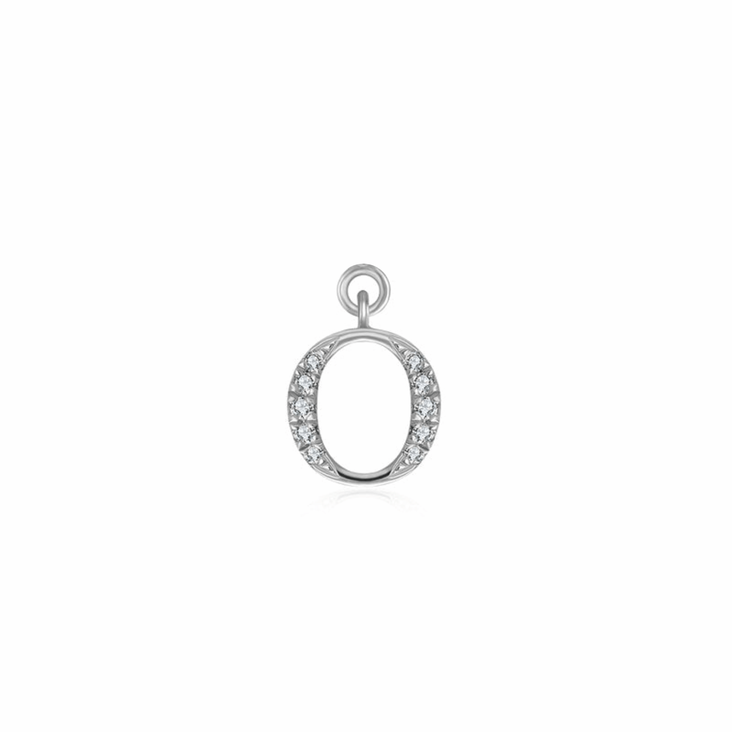 Iced Letter " O " Pendant - Prime & Pure