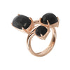 Bronzallure Variegata Black Onyx Ring - Prime & Pure