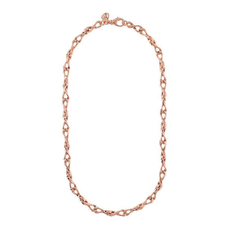 Bronzallure Purezza Twist Link Long Necklace 61cm - Prime & Pure