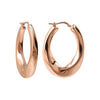 Bronzallure Purezza Oval Hoops - Prime & Pure