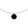 Bronzallure Alba Flat Stone Choker Necklace - Prime & Pure