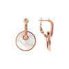 Bronzallure Alba Round Disc Earrings - Prime & Pure