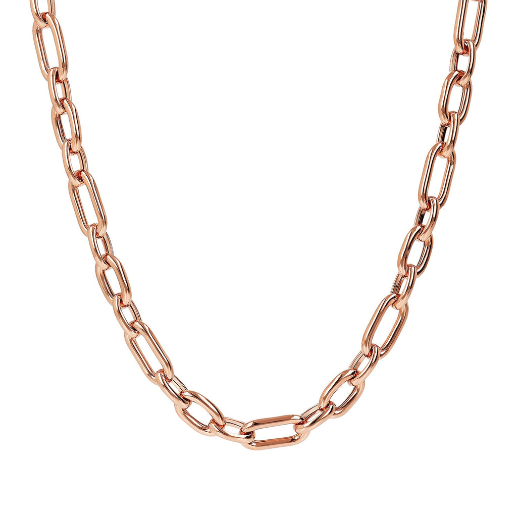 Bronzallure Purezza Oval Link Necklace 50cm - Prime & Pure