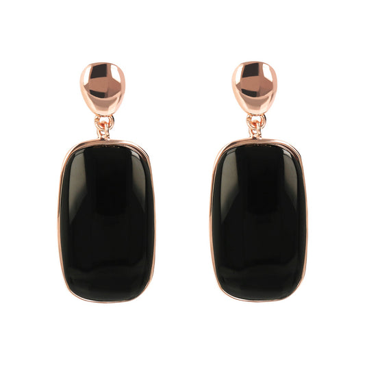 Bronzallure Alba Drop Pendant Studs - Prime & Pure