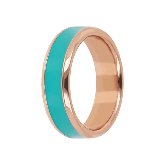 Bronzallure Miss Tiffany Enamel Band Ring - Prime & Pure