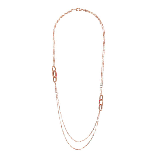 Bronzallure Miss Fuchsia Necklace - Prime & Pure